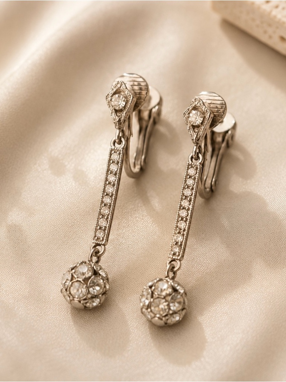 Complimentary Bundle Accent
Piece FREE w 2+ Items. Antique Clip On Earrings